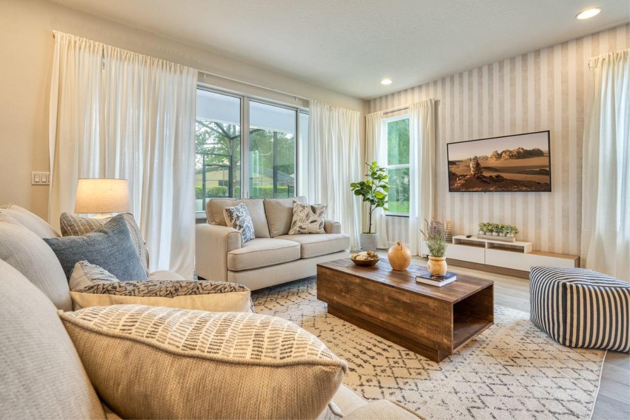 Modern Home With Private Pool Near Disney Orlando Luaran gambar